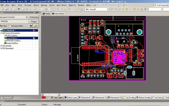 Auto Place And Route With Altium Designer | Reversepcb