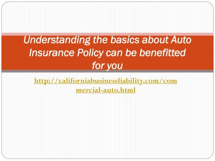 PPT - Understanding the basics about Auto Insurance Policy PowerPoint ...